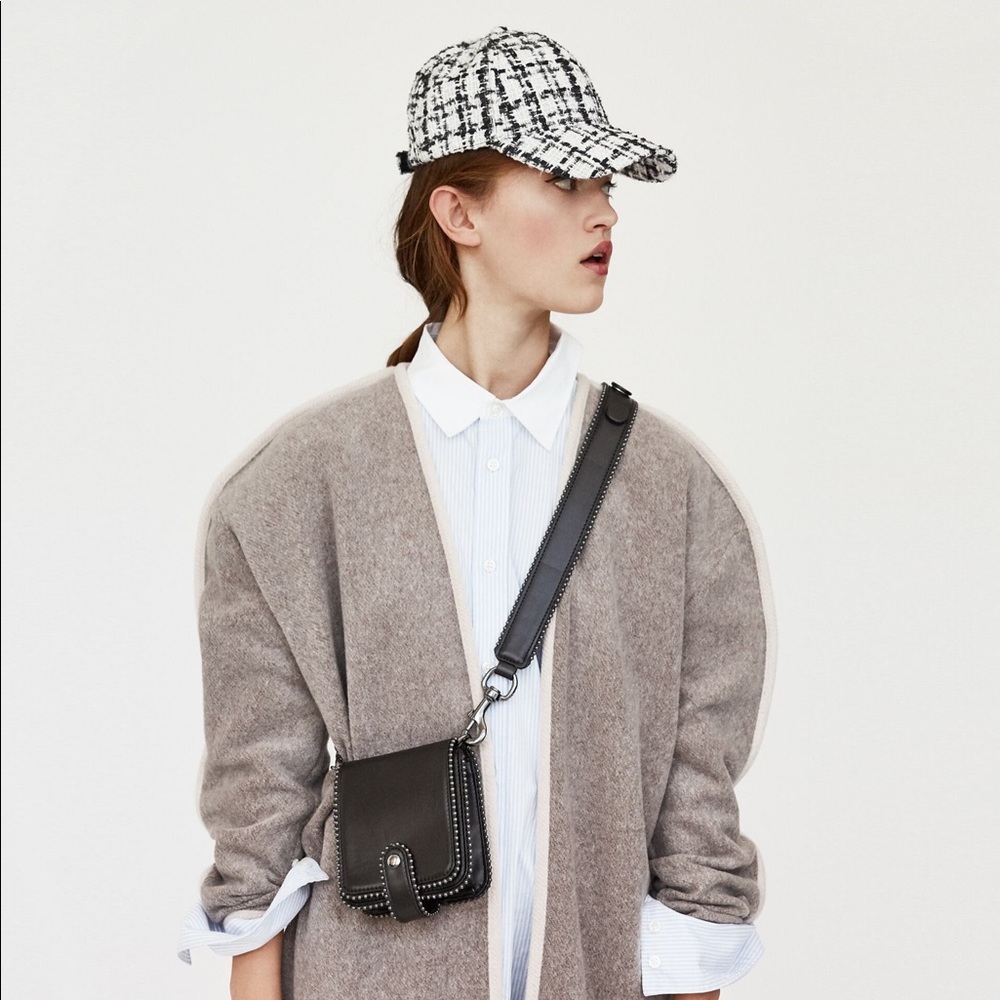 Zara Soft feel cardigan with piping Size S